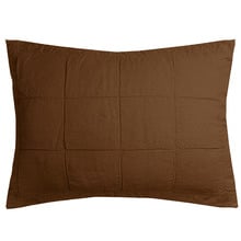 Sham Quilted French Linen Standard Pillowcase